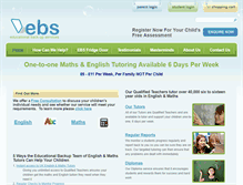 Tablet Screenshot of educationalbackup.org